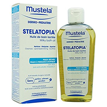 Mustela Dermo-pediatrics Stelatopia Milky Bath Oil 6.7 Fl.oz