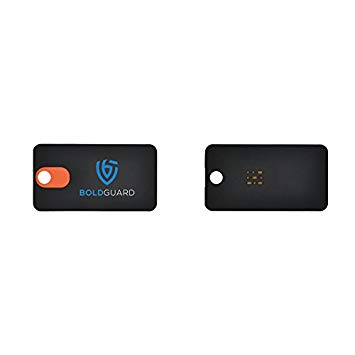 Boldguard Tracking Device - Bluetooth Smart Personal Anti-Theft Tracking Device - Rectangle - Perfect for Men, Women, Kids, and Valuables (Black)