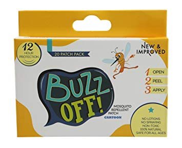Buzz Off Mosquito Repellent Patch Single Pack (24 Patches)