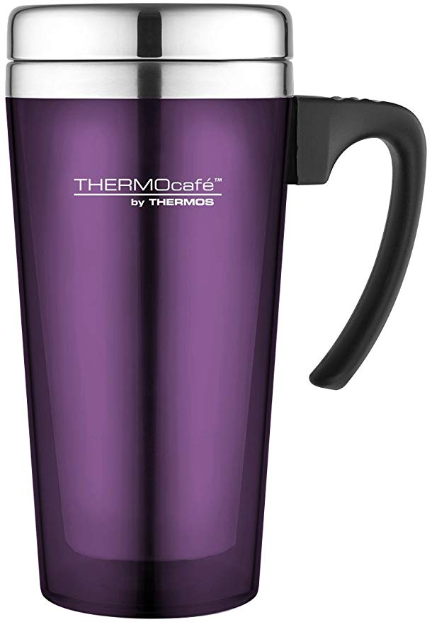 Thermos ThermoCafé Translucent Travel Mug, Purple, 420 ml