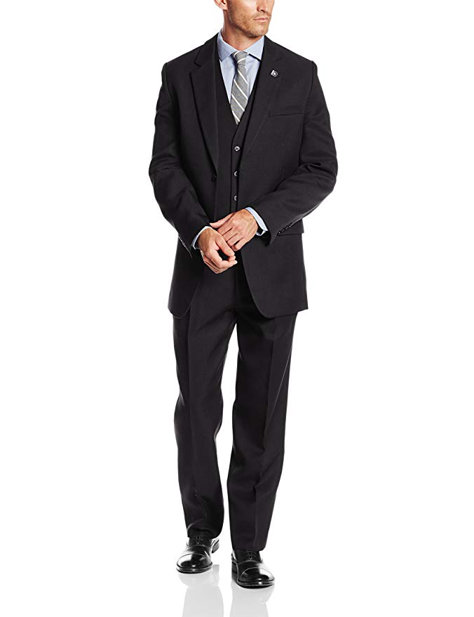 Stacy Adams Mens Suny Vested 3 Piece Suit