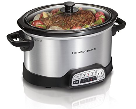 Hamilton Beach Programmable Slow Cooker, 4-Quart (33443)