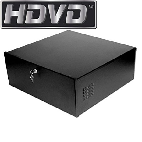 HDVD™ DVR Lock-Box, 18 x 18 x 5 inch, Fan, Heavy Duty 16 Gauge, BEST QUALITY