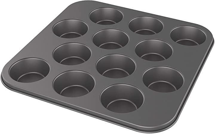 Ninja 12 cup Muffin Pan, Medium, Grey