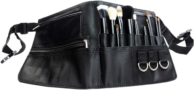 ONEGenug Makeup Brush Bag,Makeup Artist Tool Storage Bag Cosmetic Brush Holder Multifunctional Makeup Brush Storage Bag (22 Pockets)