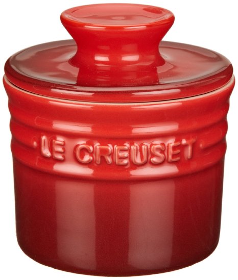 Le Creuset Stoneware Butter Crock Cherry