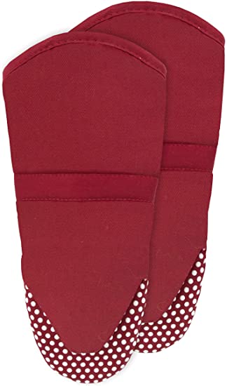 RITZ Royale Silicone Oven Mitt, 2-Pack, Paprika