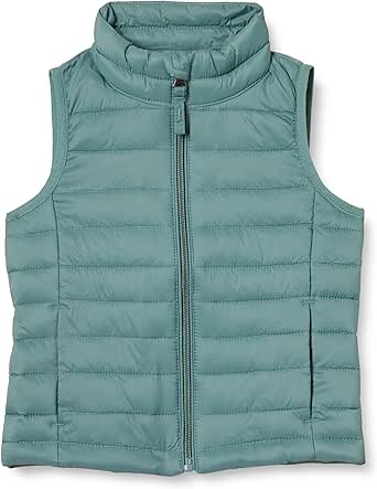 Amazon Essentials Girls and Toddlers' Lightweight Water-Resistant Packable Puffer Vest