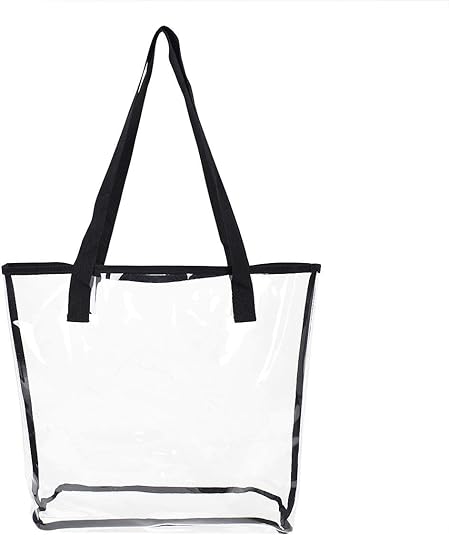 Premium Large Capacity Transparent Clear Tote Bag Shoulder Handbag