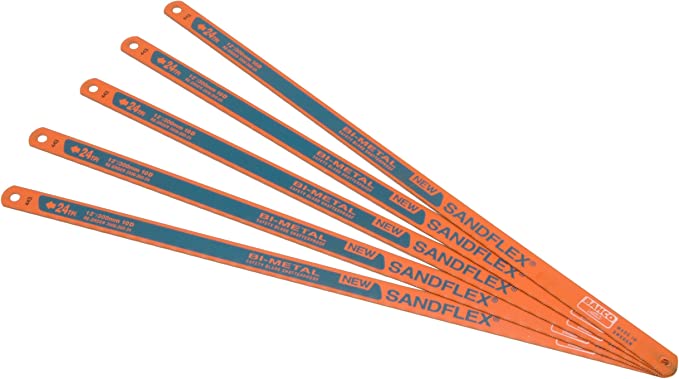 3906 Sandflex® Hacksaw Blades 300mm (12in) x 24 TPI (Pack 5)