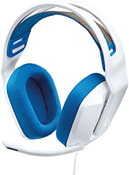 Logitech G G335 Wired Gaming Headset, White