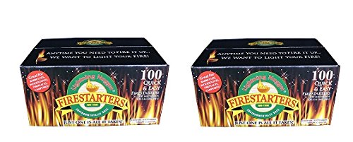 Lightning Nuggets N100SEB Firestarters Super Economy Box of Fire-Starting Nuggets, 100 Count (2-PACK)