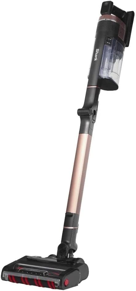 Shark Stratos Cordless Stick Vacuum Cleaner [IZ400UK] with Anti Hair Wrap Plus & Clean Sense IQ, Single Battery, Charcoal/Rose Gold