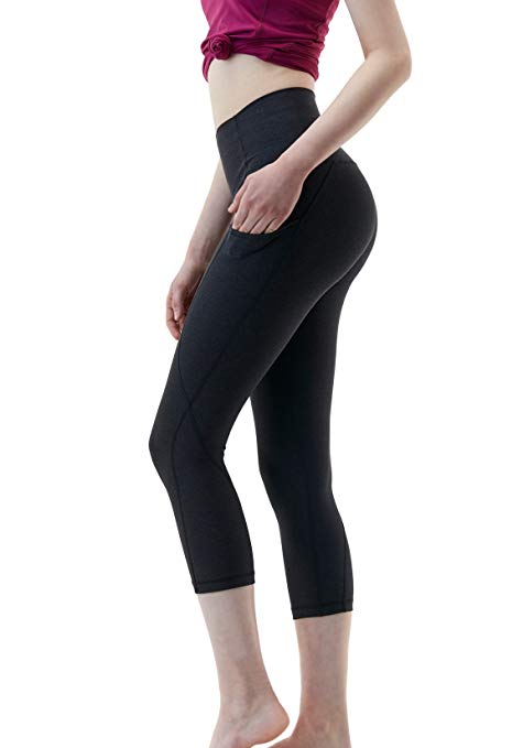 Tesla Yoga Pants Mid & High-Waist Tummy Control w Hidden Pocket FYC32/FYC33/FYC34/FYC36/FYP32