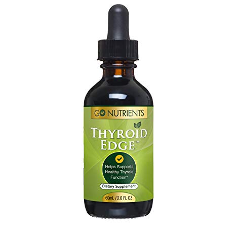Thyroid Edge - Thyroid Support Supplement for Improved Energy, Weight Loss & Metabolism Boost - 2 oz - 100% Money Back Guarantee