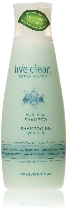 Live Clean Fresh Water Hydrating Shampoo, 12 Fluid Ounce