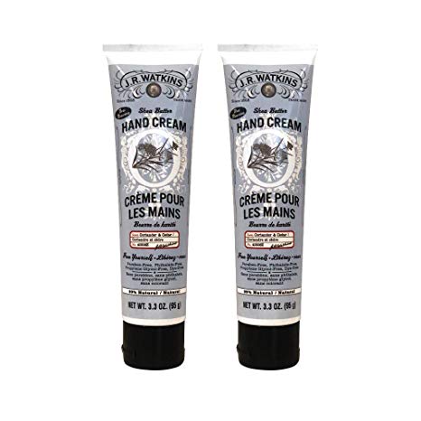 J.R. Watkins Hand Cream, 3.3 oz, Coriander & Cedar, 2 Pack