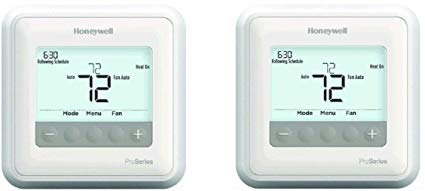 Honeywell TH4110U2005/U T4 Pro Program Mable Thermostat, White (2 Pk)