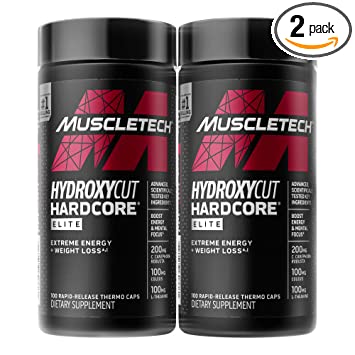 Hydroxycut Hardcore Elite-Svetol Green Coffee Bean Extract Formula, 100ct (2 Pack)