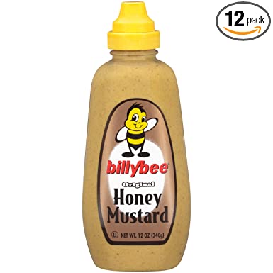 Billy Bee Original Honey Mustard, 12 oz (Pack of 12)
