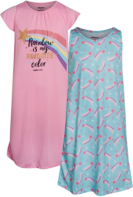 Limited Too Girls Nightgown Summer Pajamas (2 Pack)