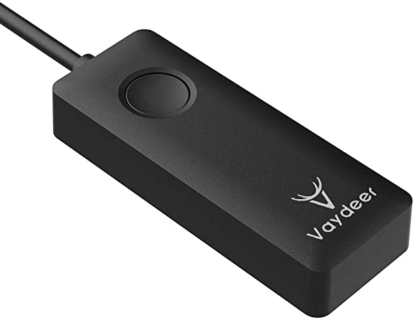 Vaydeer USB Port Mouse Jiggler Mouse Mover Drive-Free,with ON/Off Switch,Simulate Mouse Movement to Prevent The Computer from Entering Sleep Mode，Plug-and-Play