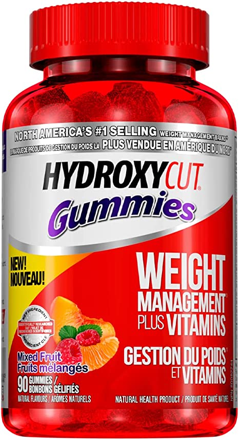 Weight Loss Gummies for Women & Men | Hydroxycut Caffeine-Free Weight Loss Gummy | Non-Stim Weight Loss Supplement | Metabolism Booster for Weight Loss | Weightloss for Women and Men | 90 Count