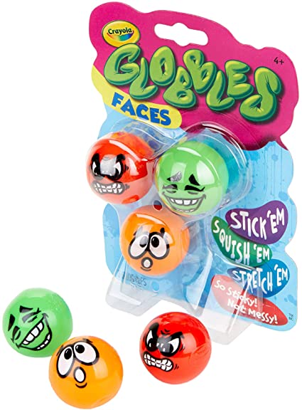 Crayola Silly Faces Globbles 3 Count Toy Kit