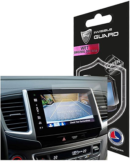 Honda Pilot 2016 -2017 8" Display Touch Screen Radios Screen Protector Invisible Ultra HD Clear Film Anti Scratch Skin Guard - Smooth / Self-Healing / Bubble -Free By IPG