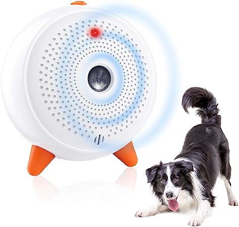 Bubbacare Ultrason Anti Aboiement Chien, Portable Automatique Boitier Anti Aboiement Voisin, Ultrason Repulsif Chien Rechargeable avec portée de 33FT, pour Les Petits et Grands Chiens