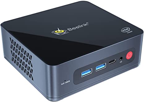 Beelink U59 Mini PC with 11th Gen Processor N5095 (Up to 2.9 GHz) Windows 10 Pro, 8G DDR4/256G SSD Mini Desktop Computer, Support 2.4G/5G Dual WiFi, BT4.0, Dual HDMI, Win11, Business Mini Computer