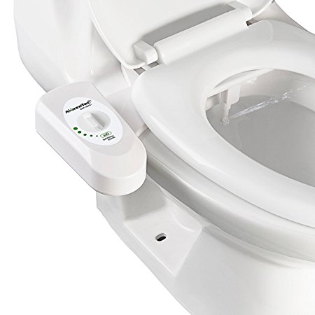 Amazetec® Bidet Fresh Water Spray Non-Electric Mechanical Bidet Toilet Seat Attachment (For Regular Tank)
