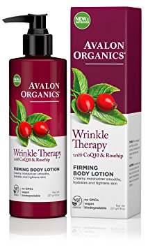 Avalon Organics Wrinkle Therapy Ultimate Firming Body Lotion, 8-Ounce Bottle