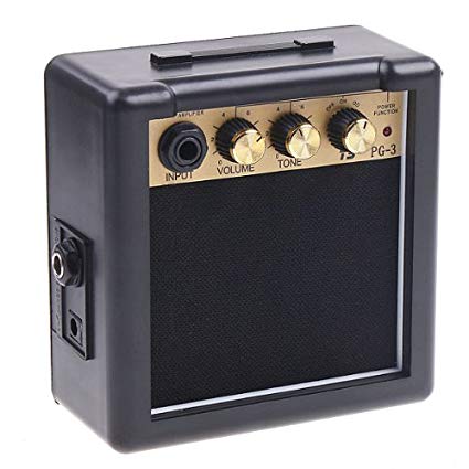 ammoon PG-3 3W Electric Guitar Amplifiers - Black
