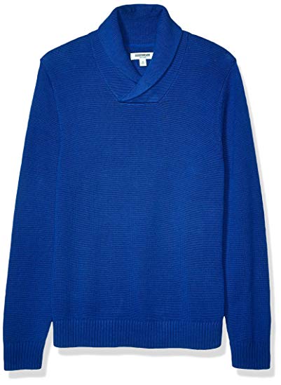 Amazon Brand - Goodthreads Men's Soft Cotton Shawl Sweater