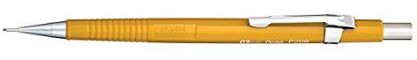 Pentel P209G Sharp Mechanical Drafting Pencil, 0.9 mm, Yellow Barrel