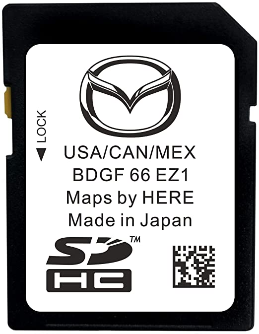 Navigation SD Card Version BDGF66EZ1 - Only for Mzd 3 2019 2020 with 8.8-inch Wide Display with Keychain and 2 AntiFog Film Special Set