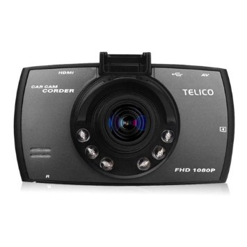 Telico C12 2.7" LCD 1080P Dash Cam Pro Car Camcorder Dashboard Camera Car 170° Wide Angle View with G-sensor Motion Detection Loop Recording