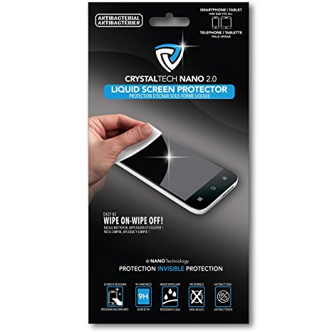 Crystaltech CTNANOTECH1 Screen Protectors Case for Universal, Clear