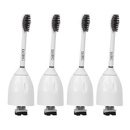 Philips Sonicare | 4pcs. | BAMBOO CHARCOAL INFUSED Replacement Toothbrush Heads Fits: HX7022 E-Series, Philips Advance, CleanCare, Elite, Essence, and Xtreme Brush Handles