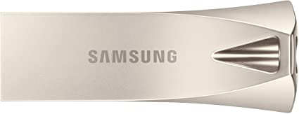 SAMSUNG BAR Plus 256GB - 400MB/s USB 3.1 Flash Drive Champagne Silver (MUF-256BE3/AM)