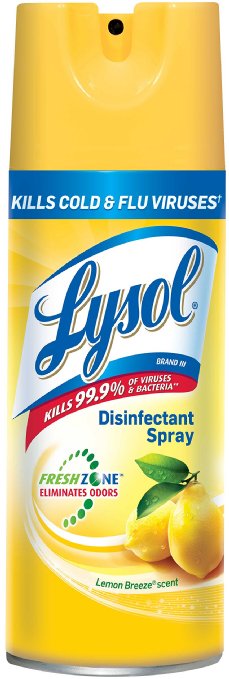 Lysol Disinfectant Spray Lemon Breeze 125 Ounce