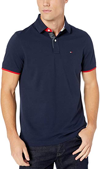 Tommy Hilfiger Men's Flag Pride Polo Shirt in Custom Fit