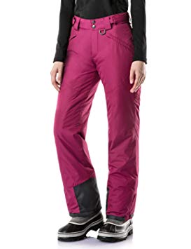 TSLA Women's Snow Pants Windproof Ski Insulated Water-Repel Rip-Stop Bottoms