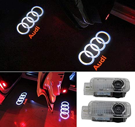 Casloyal 2 Pieces Car Door Lights LED 3D Car Ghost Shadow Light Entry Lighting Welcome Projector Lamp Logo Light