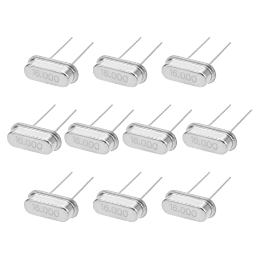 uxcell DIP Quartz Crystal Oscillators Resonators 16MHz HC-49S Replacements 10 Pcs