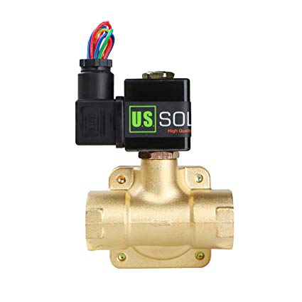 3/4" Brass Electric Solenoid Valve (High Pressure) 12 VDC Normally Closed