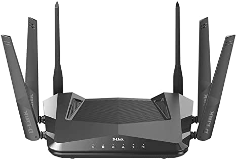 D-Link AX5400 Mesh WiFi 6 Router - 6-Stream, 802.11ax Router, Dual Band, OFDMA, MU-MIMO, Voice Control with Google Assistant and Amazon Alexa, Expand your network with WiFi Mesh Technology (DIR-X5460)