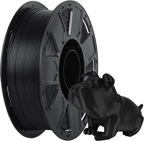 Creality 3D Printer Filament 1.75mm, Ender PLA Filament No-Tangling Smooth Printing Without Clogging No Warping, Fit Most FDM 3D Printers, 1kg Spool, Dimensional Accuracy  /- 0.02mm, Black