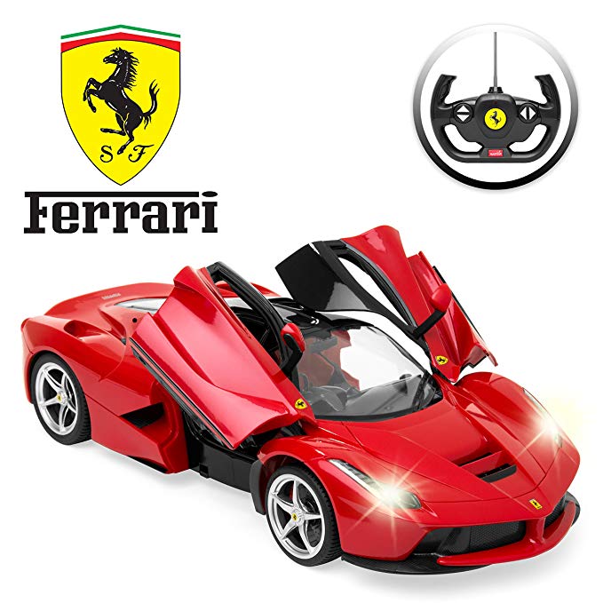 Best Choice Products 1/14 Scale Licensed Remote Control La Ferrari Model RC Car - Red